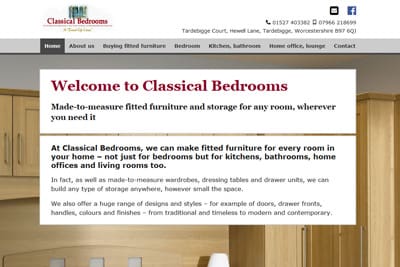 Link to Classical Bedrooms website