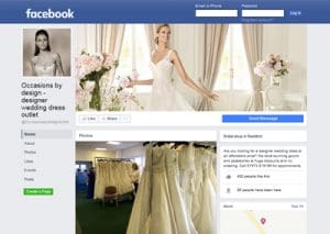link to Occasions by design Facebook page